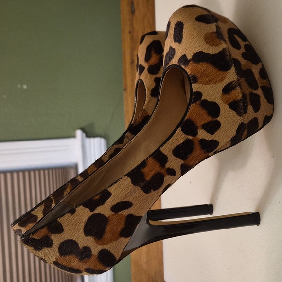 Steve Madden Animal Print Heels - Picture 3 of 7